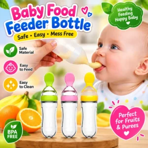 Soft Spoon Food Feeder Bottle