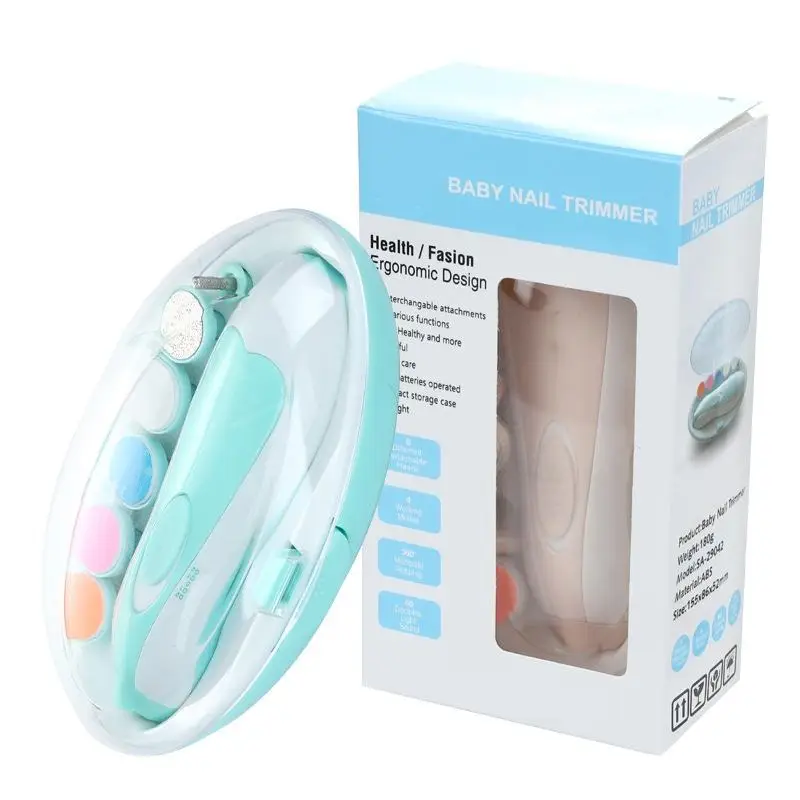6-in-1 Gentle Electric Nail Care Set with LED Light