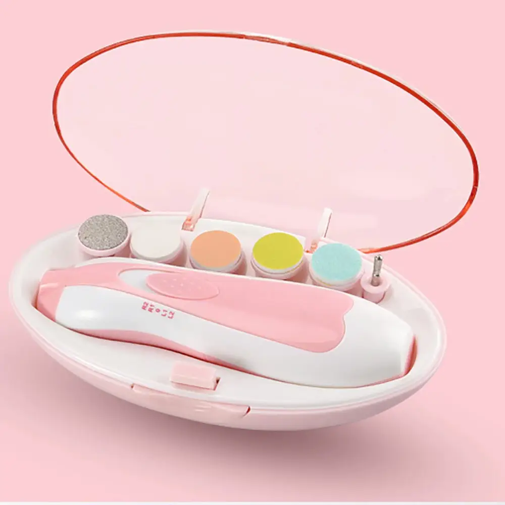 6-in-1 Gentle Electric Nail Care Set with LED Light - Image 2