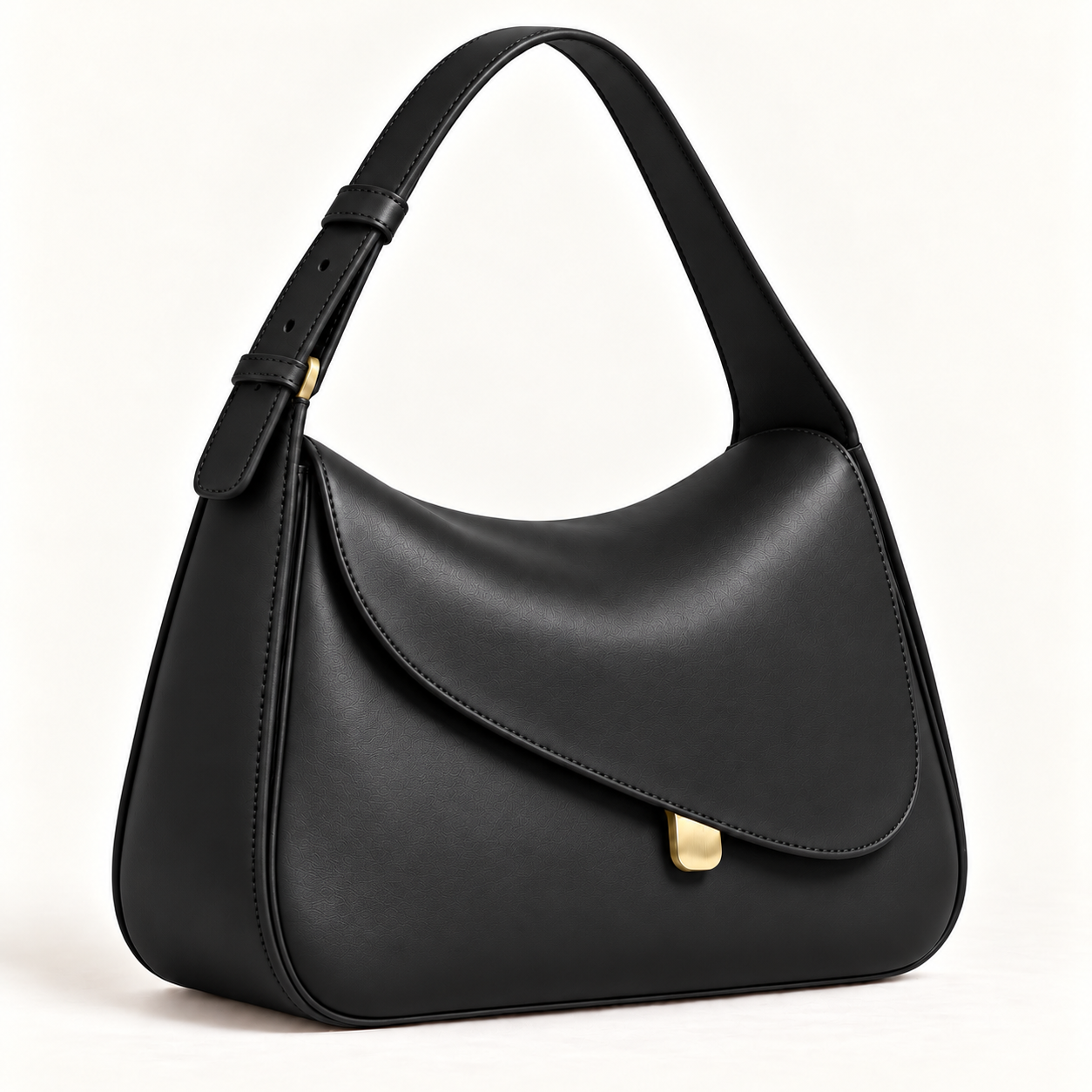 Aria Curve Shoulder Bag – Smooth - Image 6