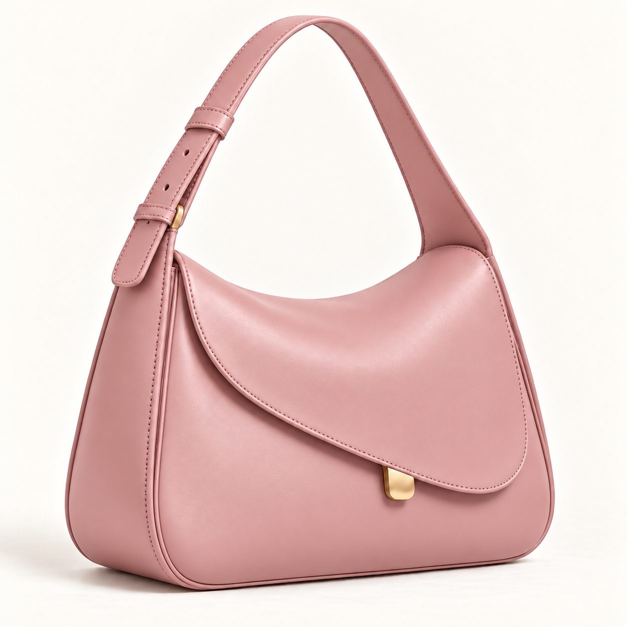 Aria Curve Shoulder Bag – Smooth - Image 5