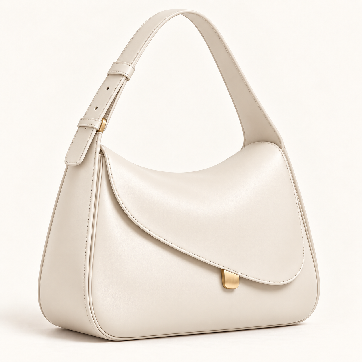 Aria Curve Shoulder Bag – Smooth - Image 3